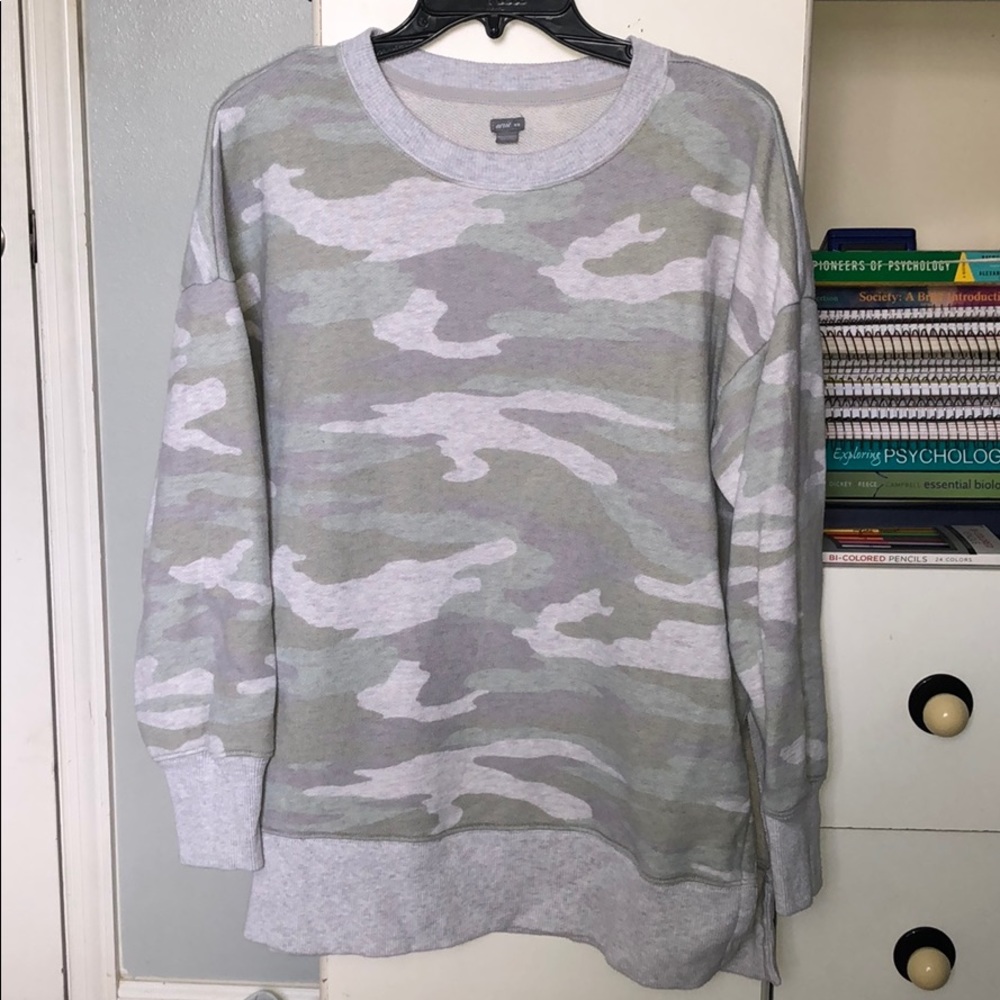 Aerie camo sweater